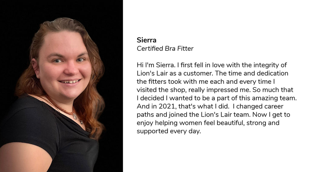 Sierra Certified Bra Fitter