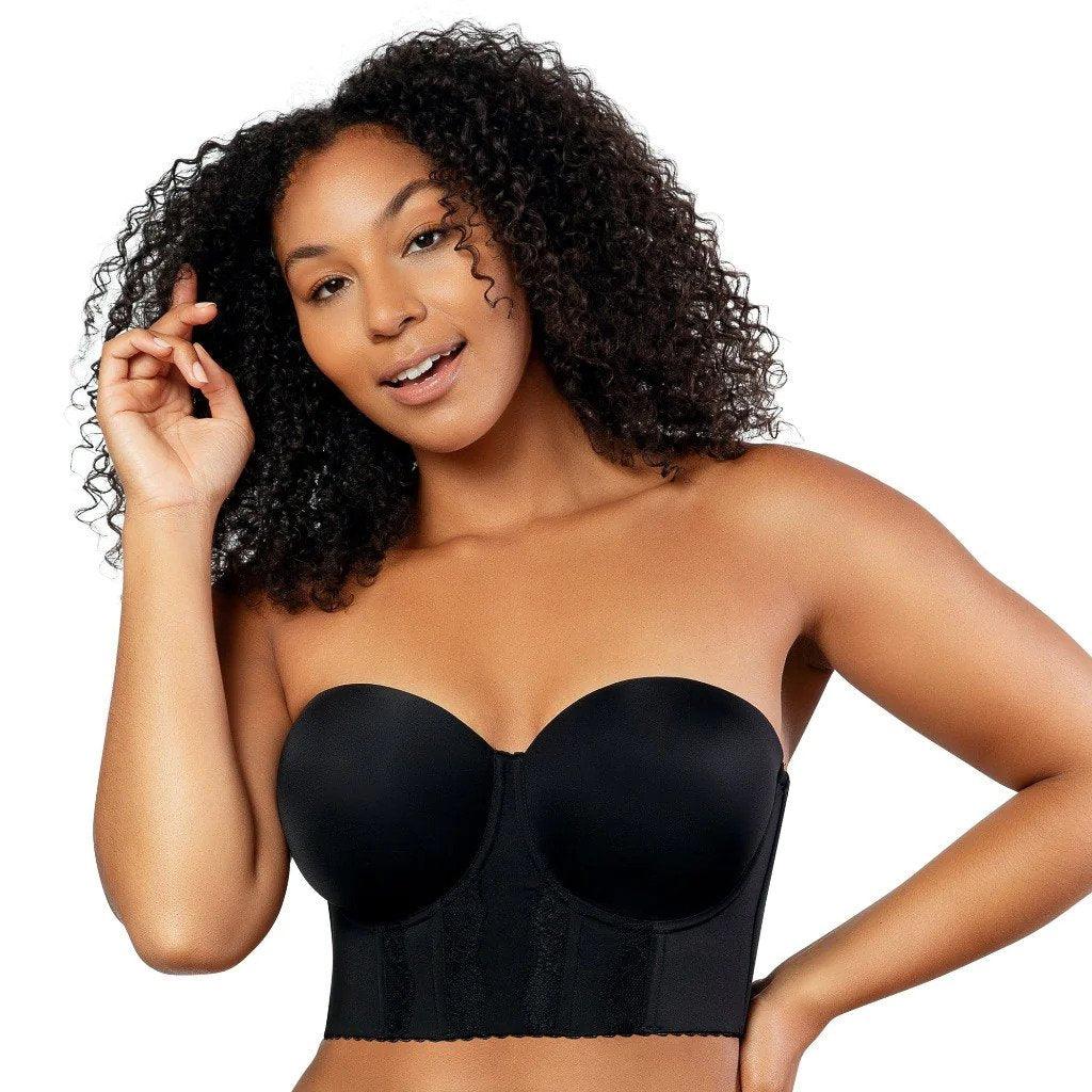 Sculptresse Dana Black UW Strapless Bra (D-J)