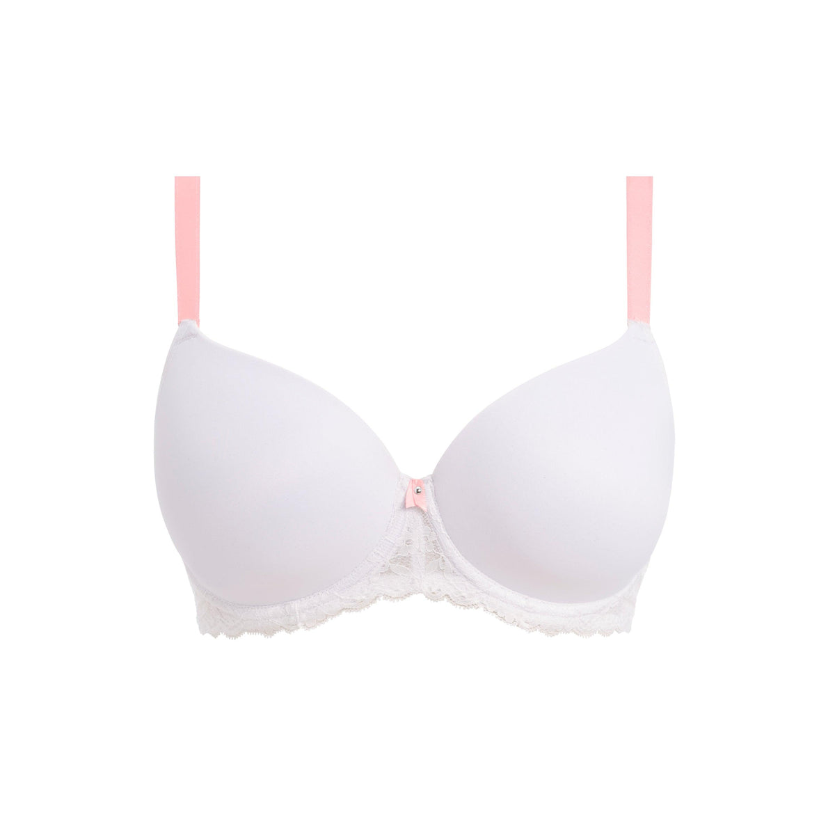 Freya Offbeat Padded Half Cup Bra - White