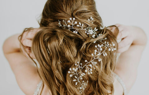 coiffure de mariée avec cheveux laches