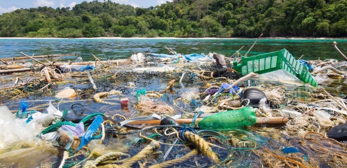 Verschmutzung der Meere durch Plastikverpackungen