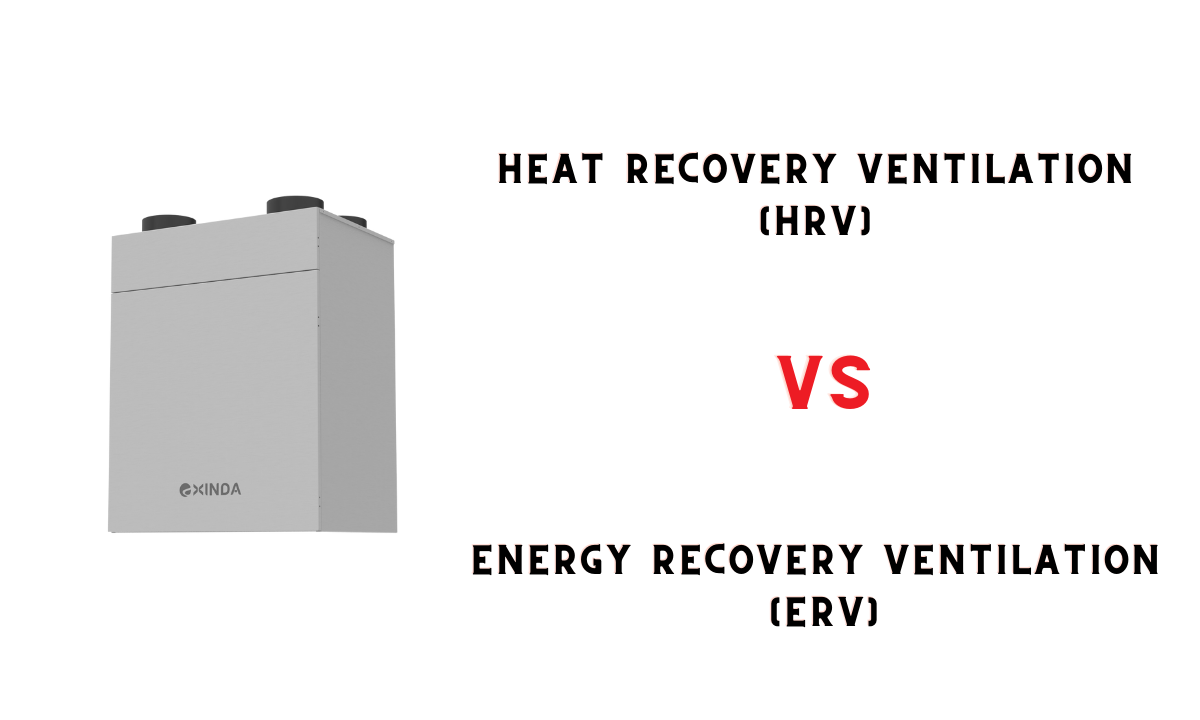 Heat Recovery Ventilation (HRV) and Energy Recovery Ventilation (ERV)