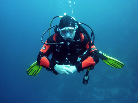 Scuba diver adventure sports