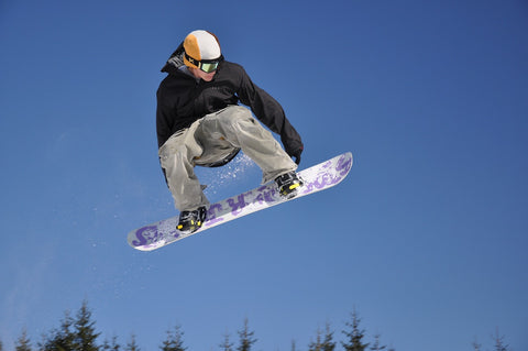 Snowboarding adventure sports