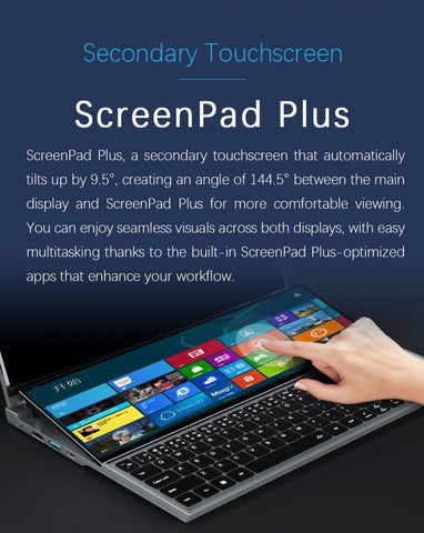 16 inch IPS Touch Dual Screen Metal Intel Core i7 10th Generation Laptop - MackTechBiz