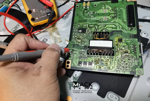 Flat Screen TV Board Repair -MackTechBiz