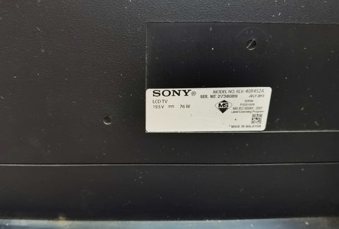 Sony Bravia KLV-40R452A Motherboard-MackTechbiz