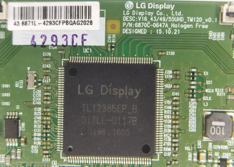 LG 43UH6100-PB Motherboard Power Supply TCON Power Button and WIFI Circuit Boards - MackTechBiz