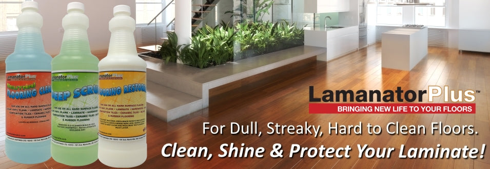 Lamanator Plus Cleans Shines Protects Laminate Floor