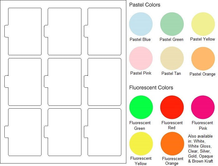 Roll Index Sheet Labels 831 Blank Sheets Label Headquarters Com