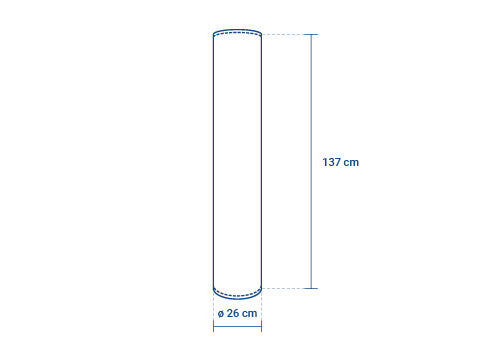 Größenvergleich Lampen Säulenlampe