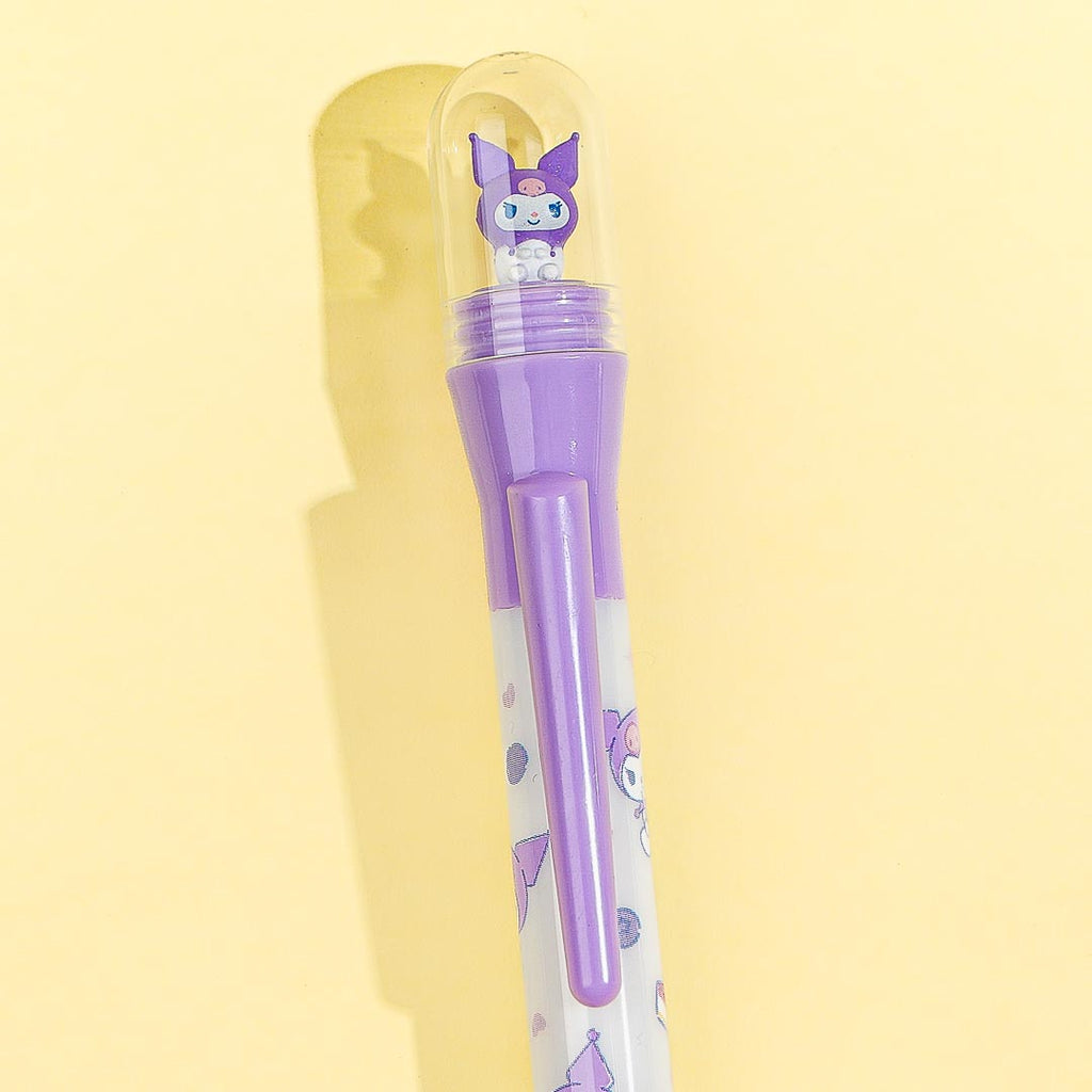 2x Hello Kitty Pens Blue Ink Sanrio Cute Soft Grip Gift Clicker Clip Bear  Pink