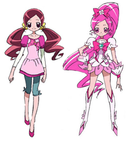 When we realize while looking anime character with same name in 2 different  language, but the result is very different. : r/precure