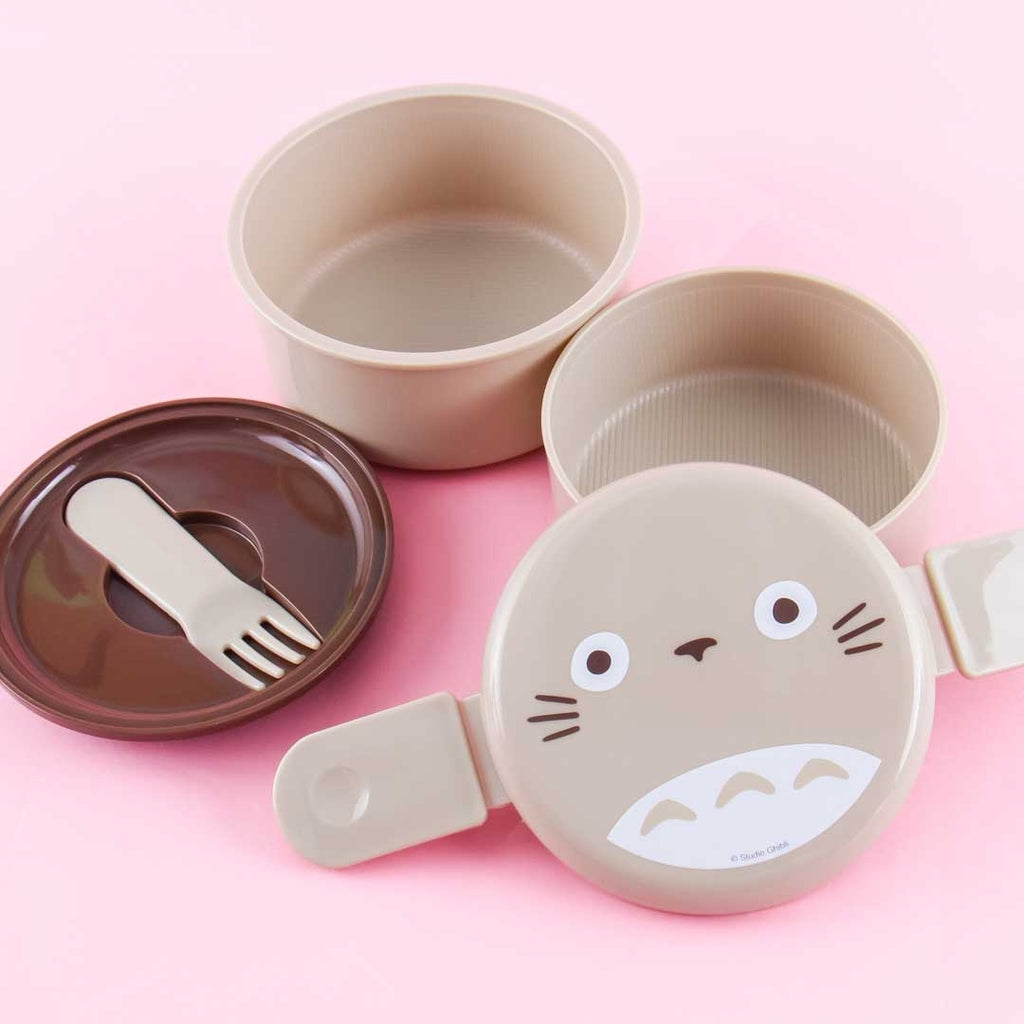 Totoro Bento Lunch Box Set Thermal Rice/soup Jar, Fork, 2 Containers -   Hong Kong