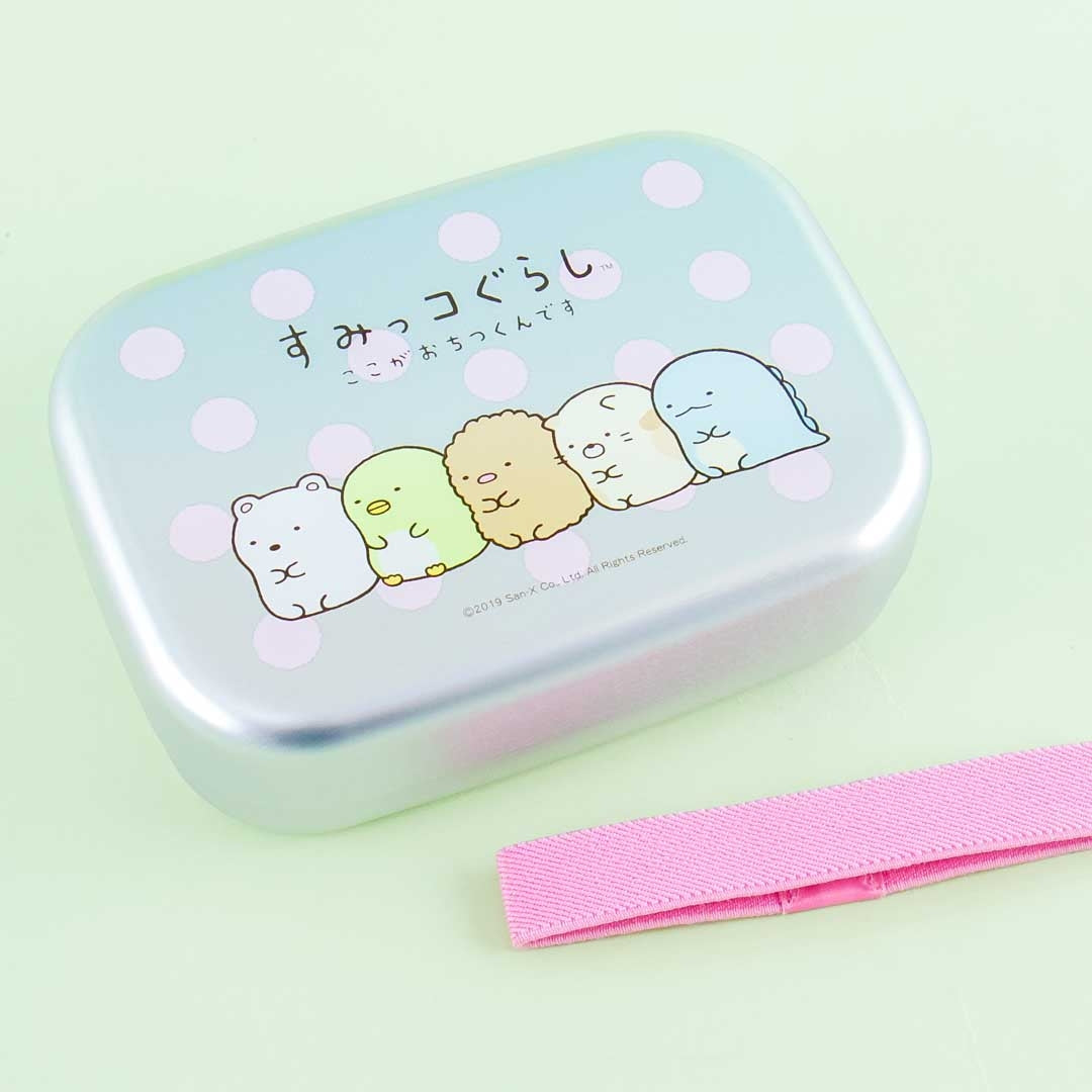 Sumikko Gurashi Line Up Polka Dots Aluminum Lunch Box – Blippo Kawaii Shop