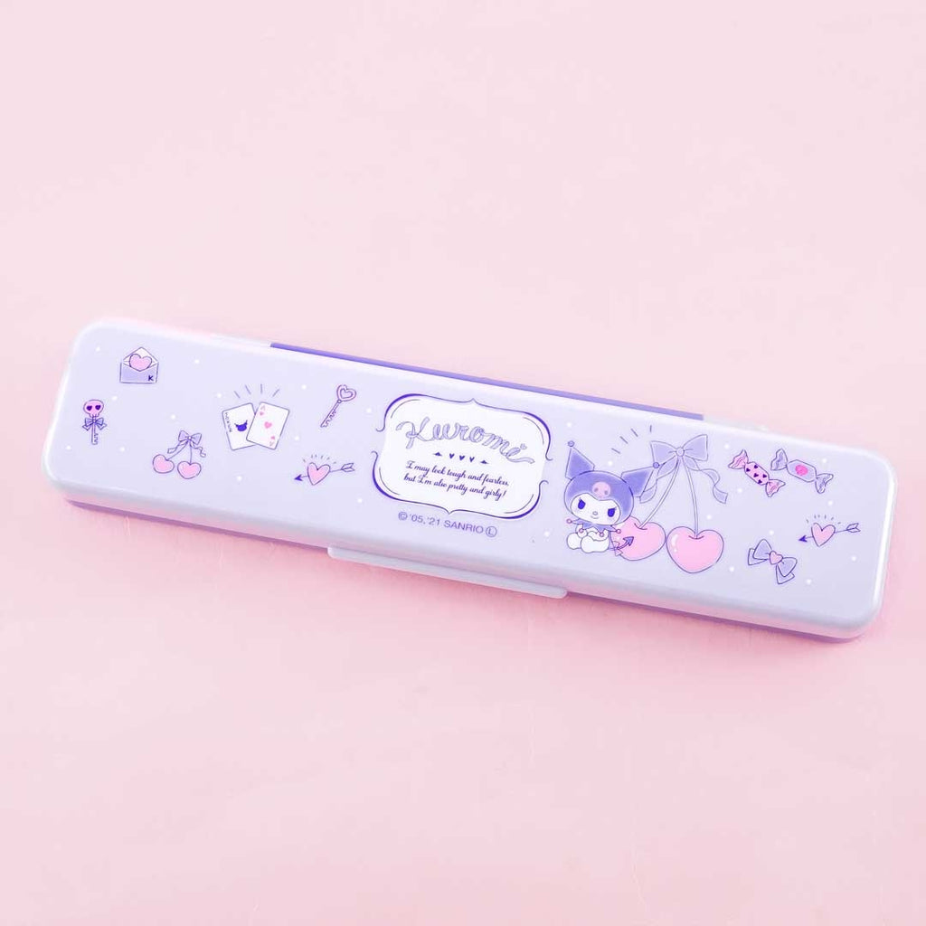 ARTBOX - The cheeky but charming Kuromi is back with a gorgeous Lace style  Bento Set including chopsticks, Melamine Cup and a Bento Box with a handy  divider! We love the stunning