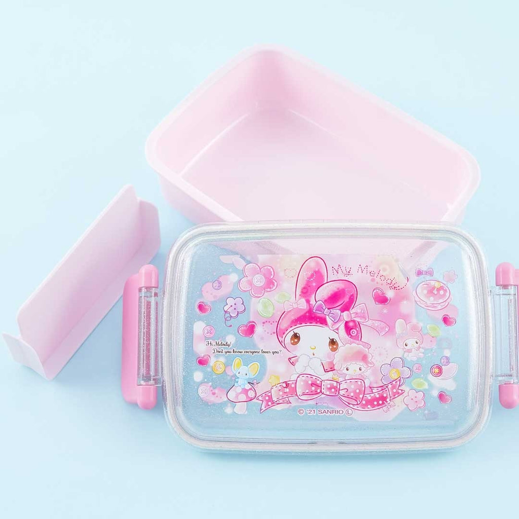 Cute Cinnamoroll Tupperware/Bento Box by Sanrio from - Depop