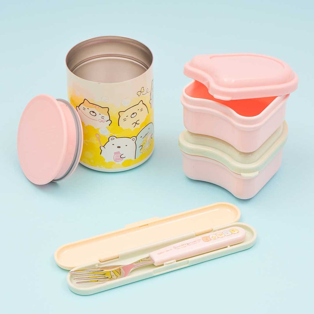 2pcs Kawaii Cute Sumikkogurashi Bento Lunch Box Container (KY72701) -  Kawaii Shop Japan