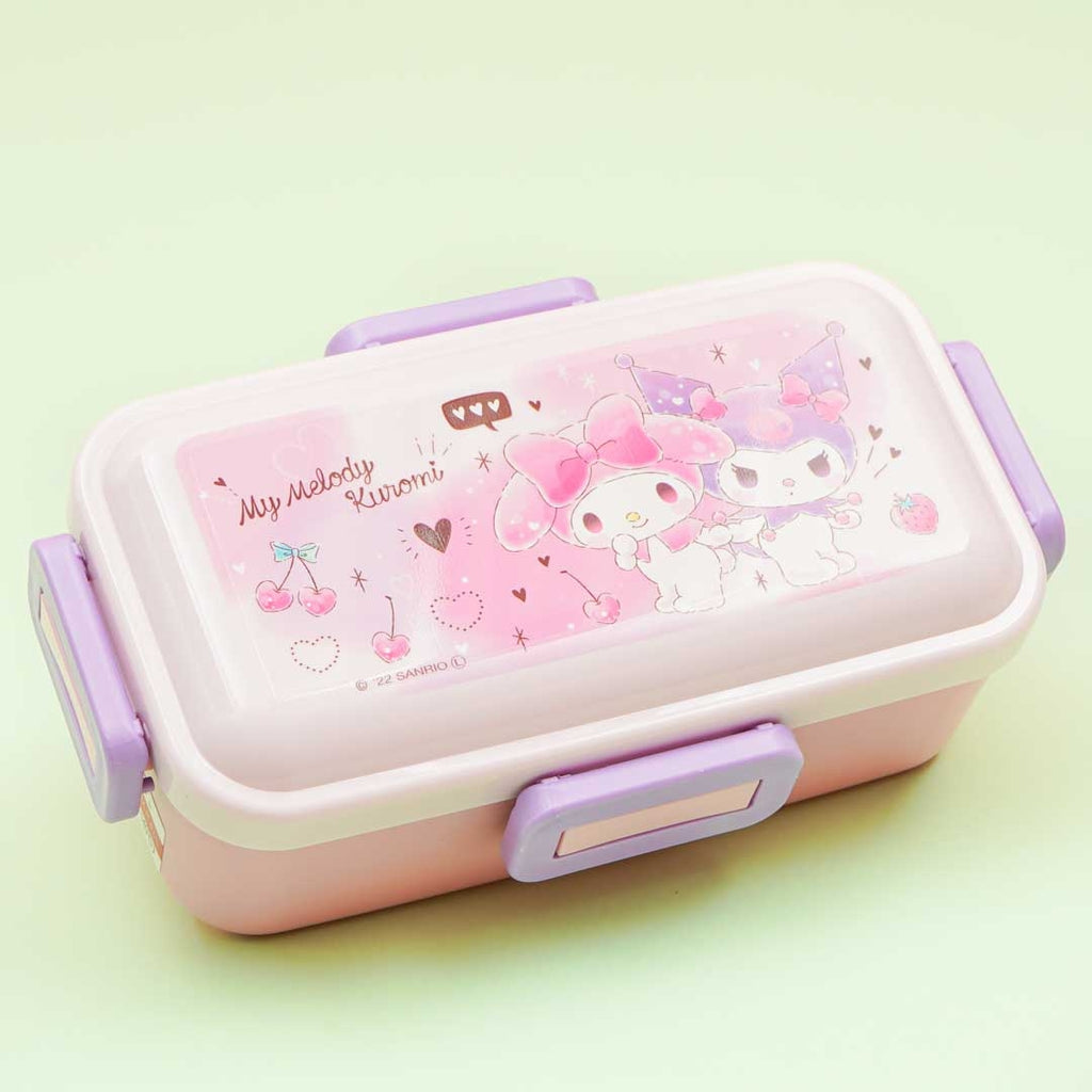 Anime Sanrio Kuromi Lunch Box Kuromi Cinnamoroll My Melody Lanch Box Kids  School Student Cute Eco-Friendly Bento Box Tableware 