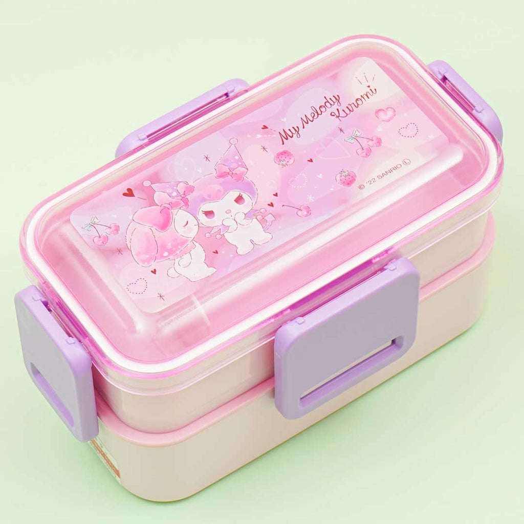  Kuromi Bento Box, Dishwasher Safe, Prevents Leak of Soup, 2  Tiers : Home & Kitchen