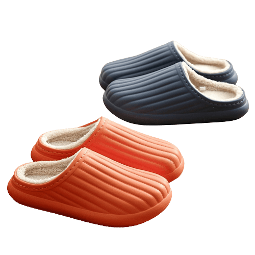 Removable Sole Waterproof Furry Grooved Slippers | NZ's Slipper Store ...