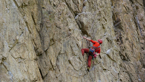 Rock climbing in El Chalten Patagonia