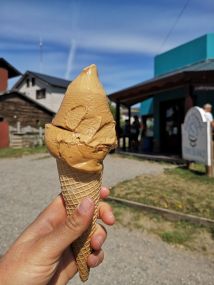 Ice cream in El Chalten Patagonia