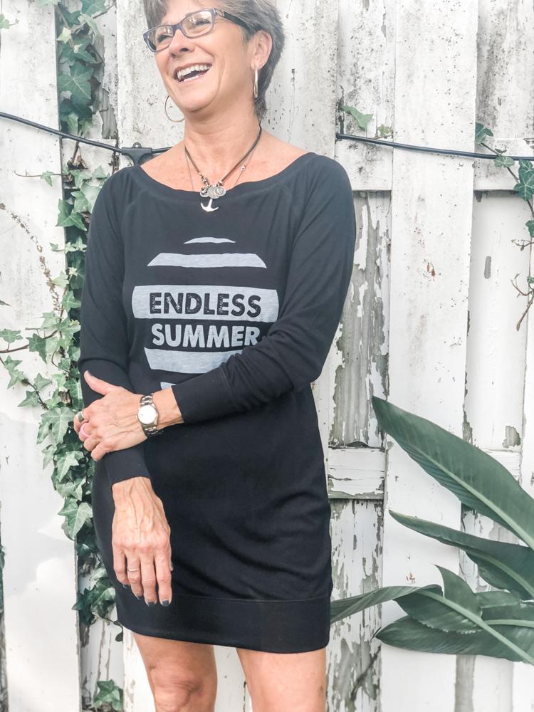 lightweight black summer sweater