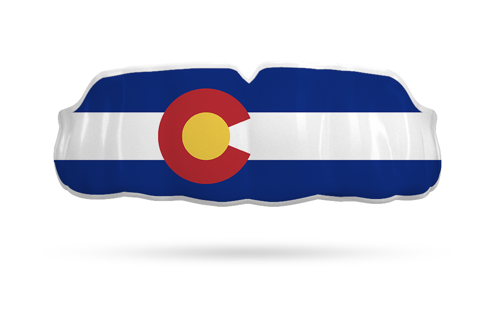 Colorado State Flag Impact Mouthguards