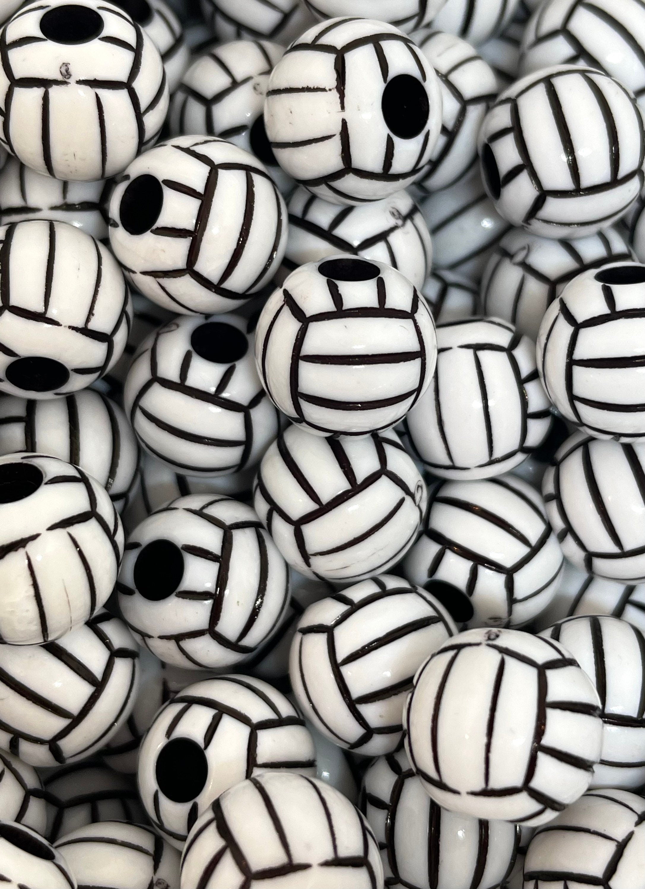 10mm Soccer Ball Beads, Soccer Beads, Soccer Charms, Sports Beads, Sports  Pendants for Jewelry Making, for Lanyard, for Bracelet 