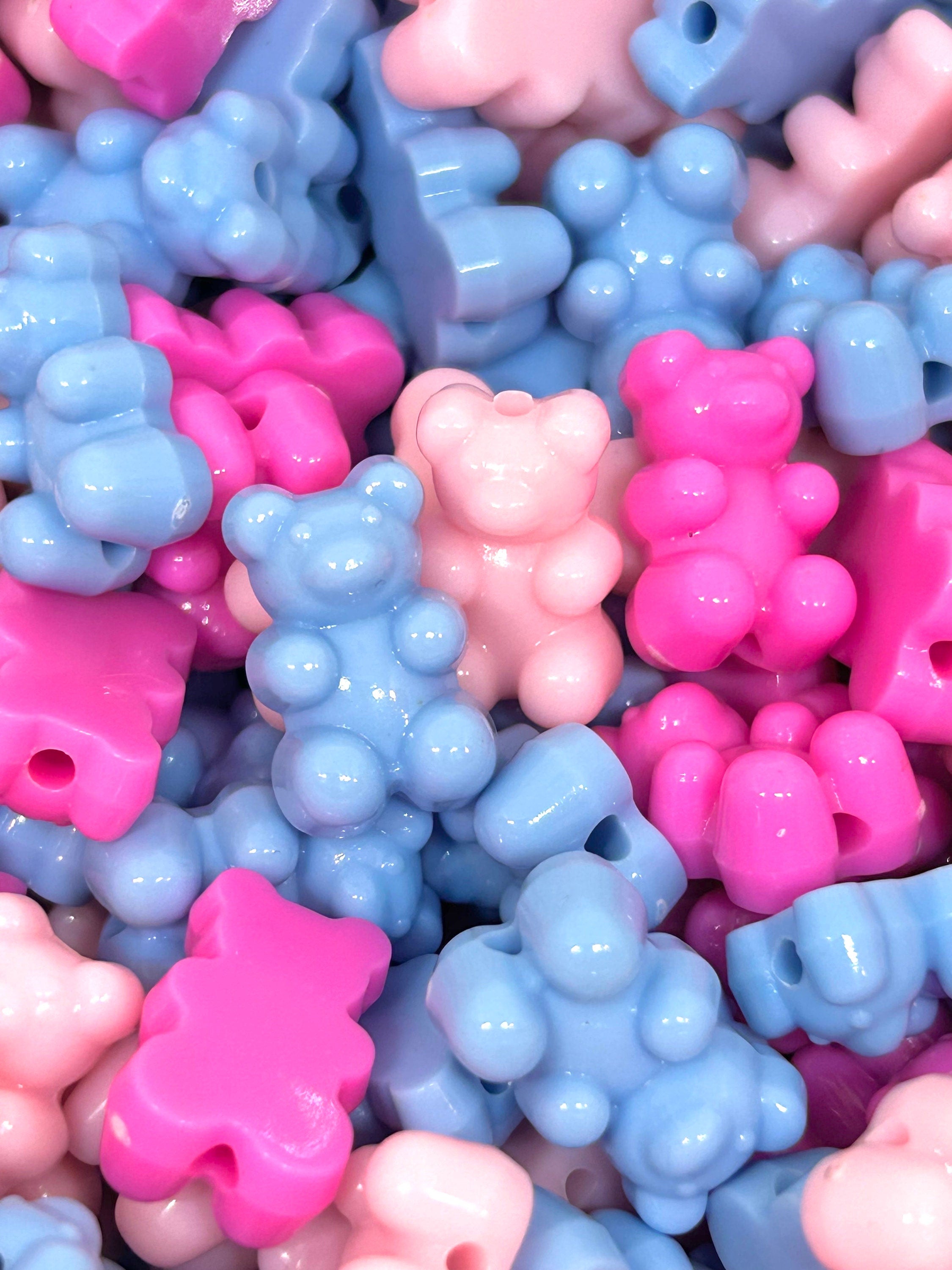 Beaded Pen- Pastel Gummy Bear