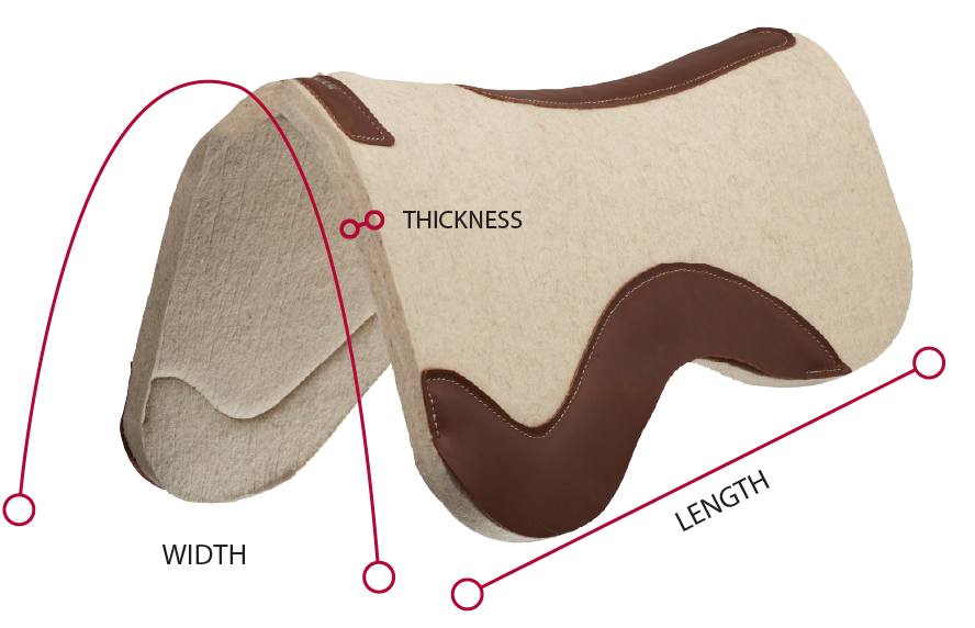 Saddle Pad Sizing