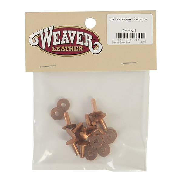 Copper Rivets & Burrs (Bulk or Handy Pack) -  Hwebber