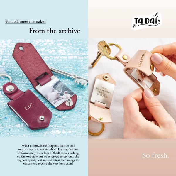 Create Gift Love photo keyring archive