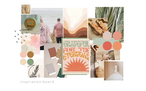 Create Gift Love Branding Mood Board