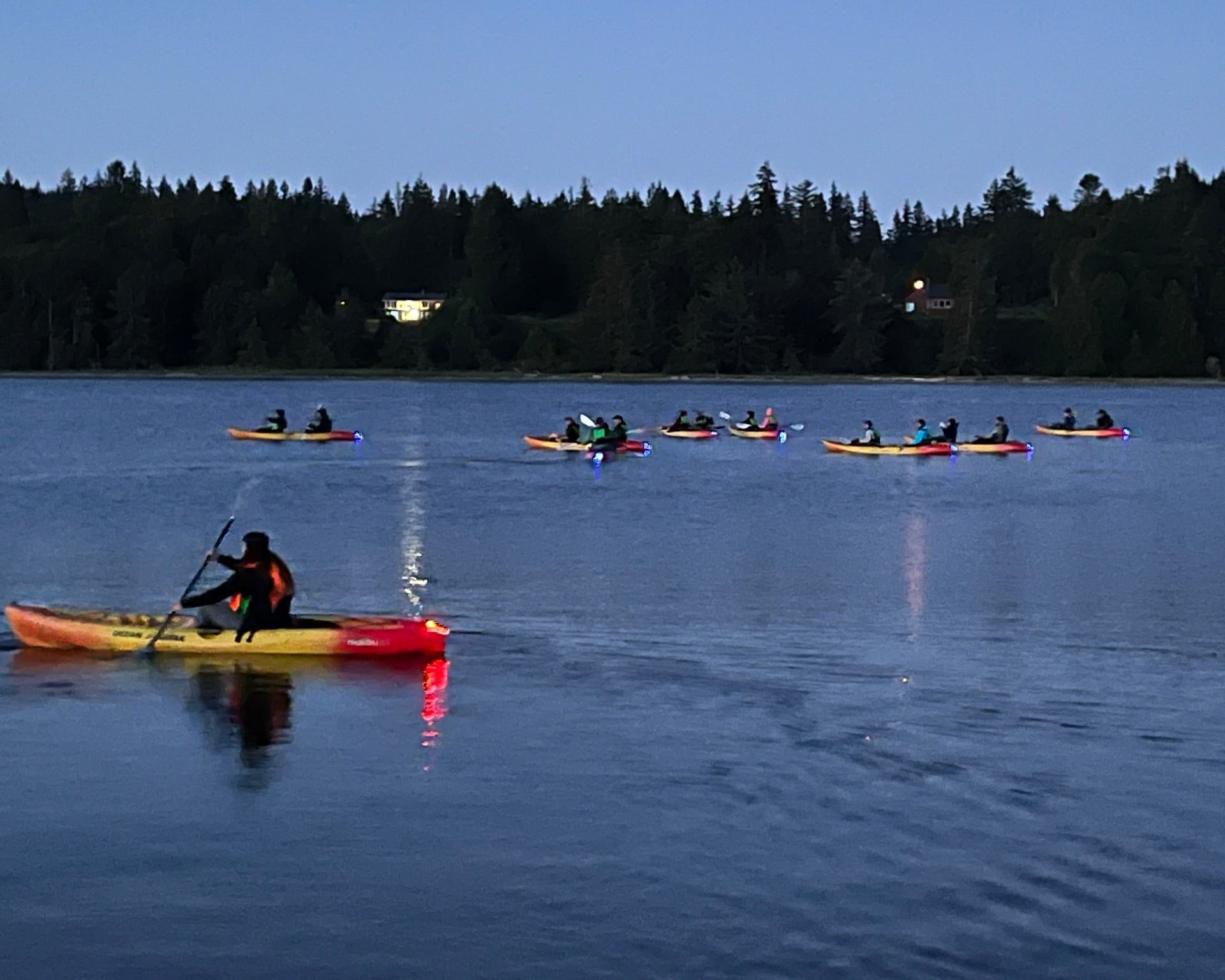 Bioluminescence Kayak Tour Port Gamble, Washington Olympic Outdoor