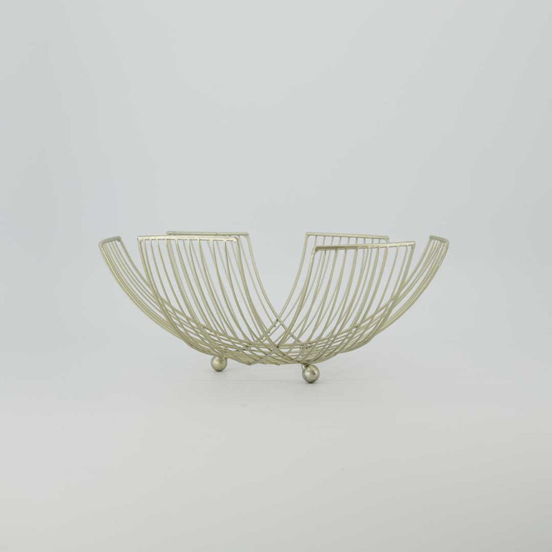 Metal Wire Lined Decorative Bowls - Set of 3 (9642-GM3674-S3)