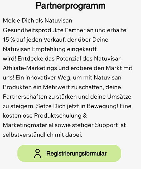 Natuvisan Partnerprogramm