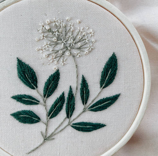 Luna Moth' Mini Embroidery Kit – Fern Green Designs