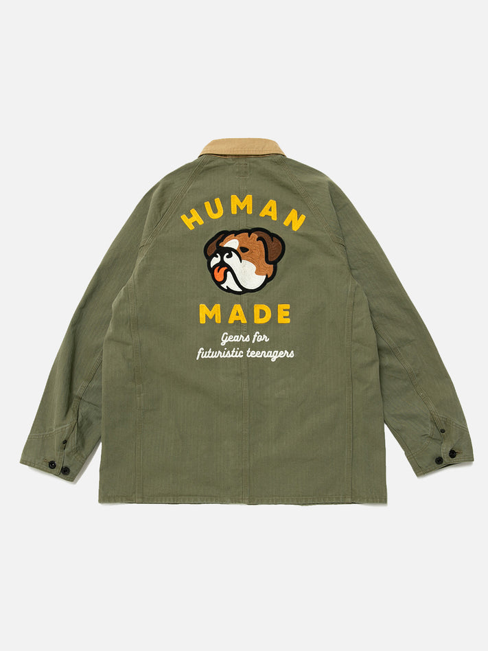 Buy Human Made Heart Denim Coverall Jacket 'Indigo' - HM25JK024 INDI