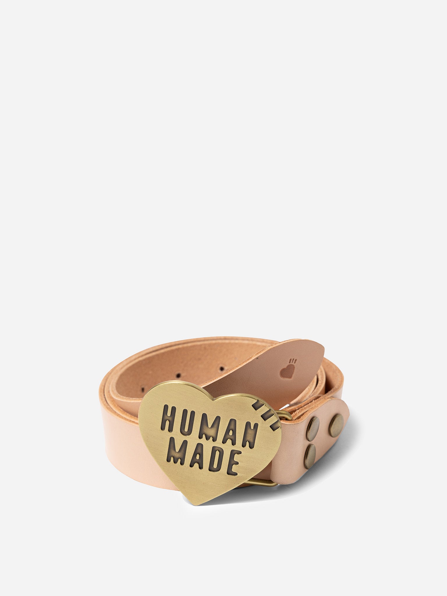 Human Made Heart Leather Belt – OALLERY