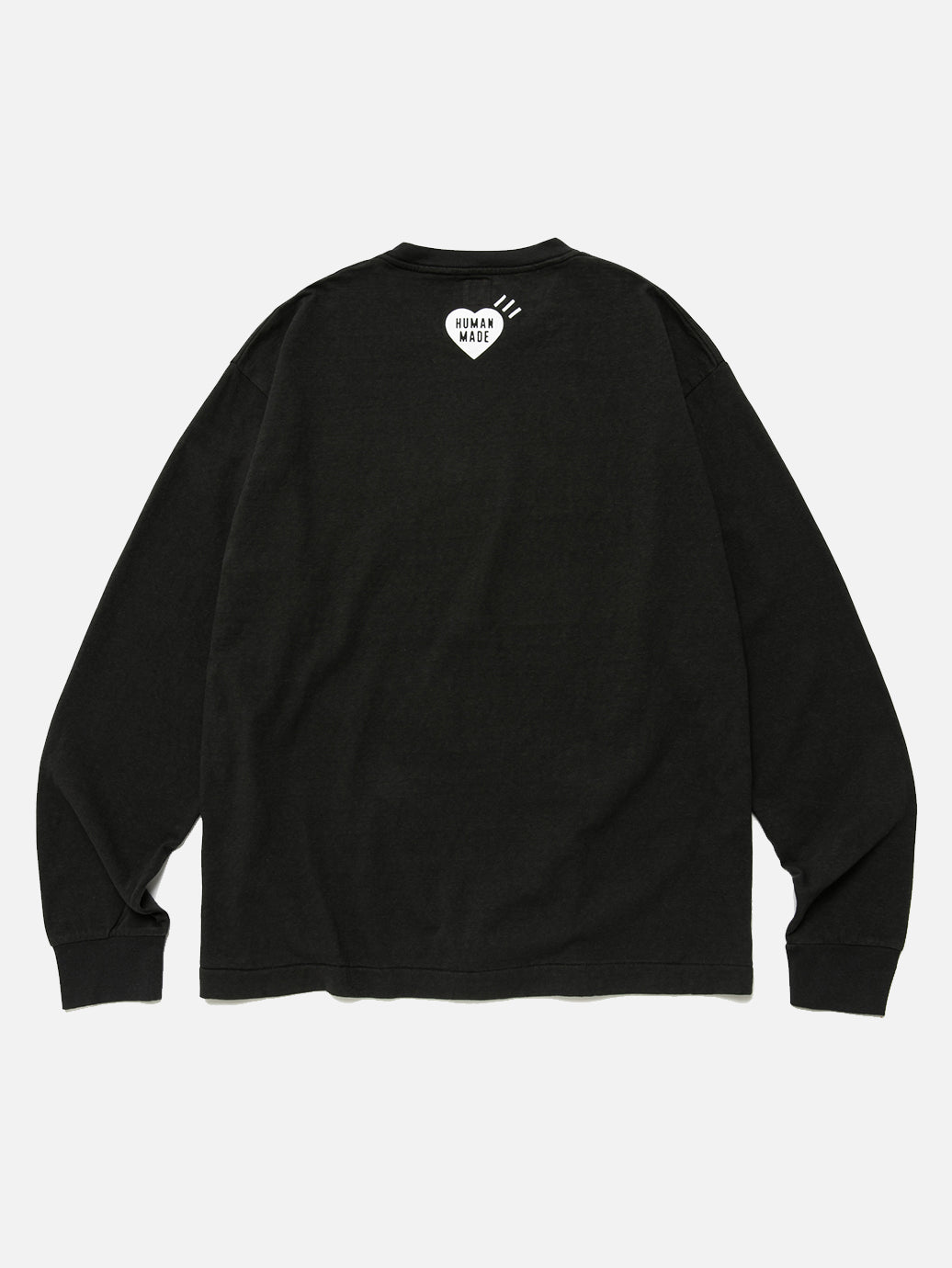 HUMAN MADE Heart L/S T-Shirt White-