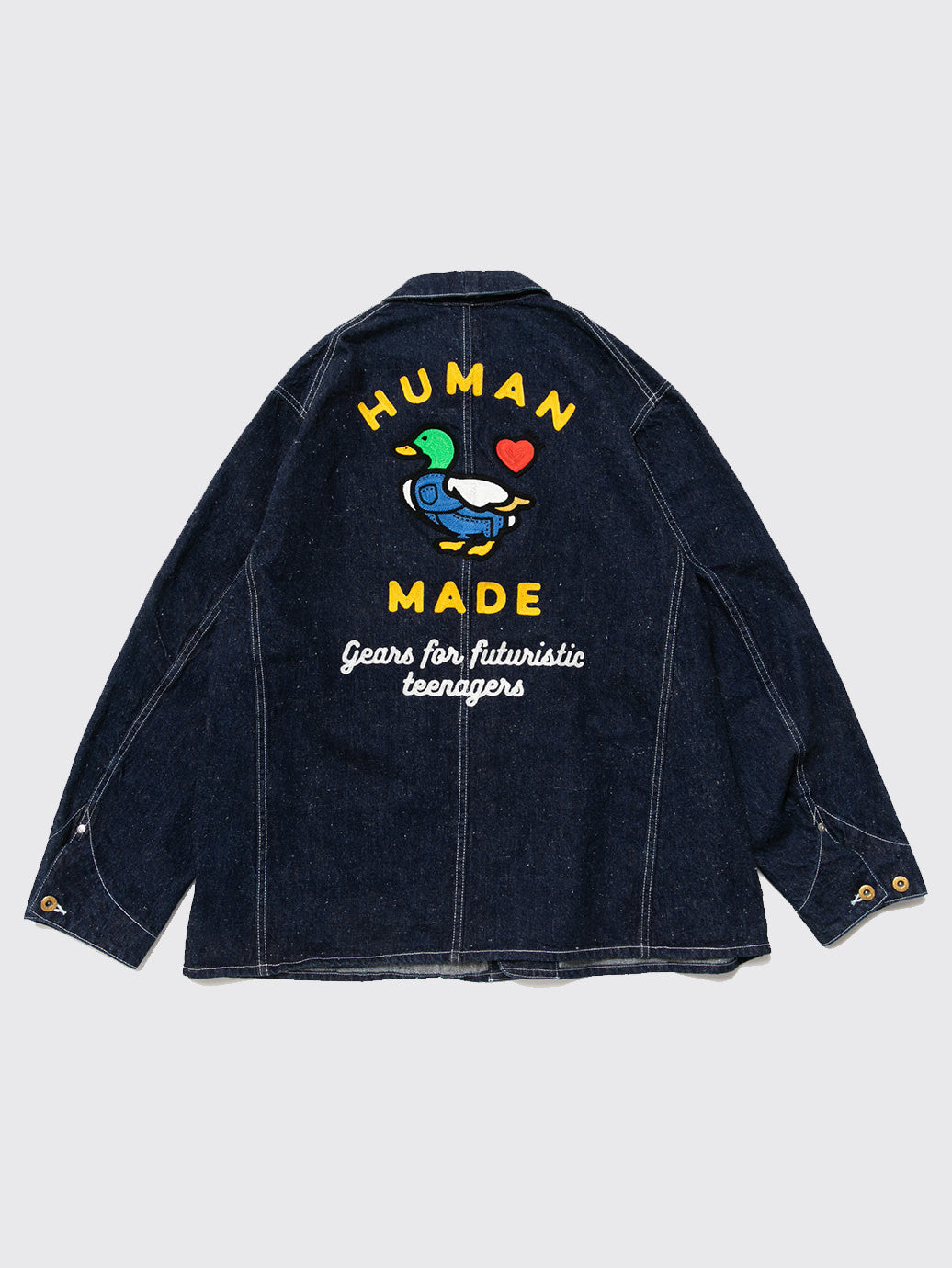 Mサイズ】 DENIM COVERALL JACKET human made-