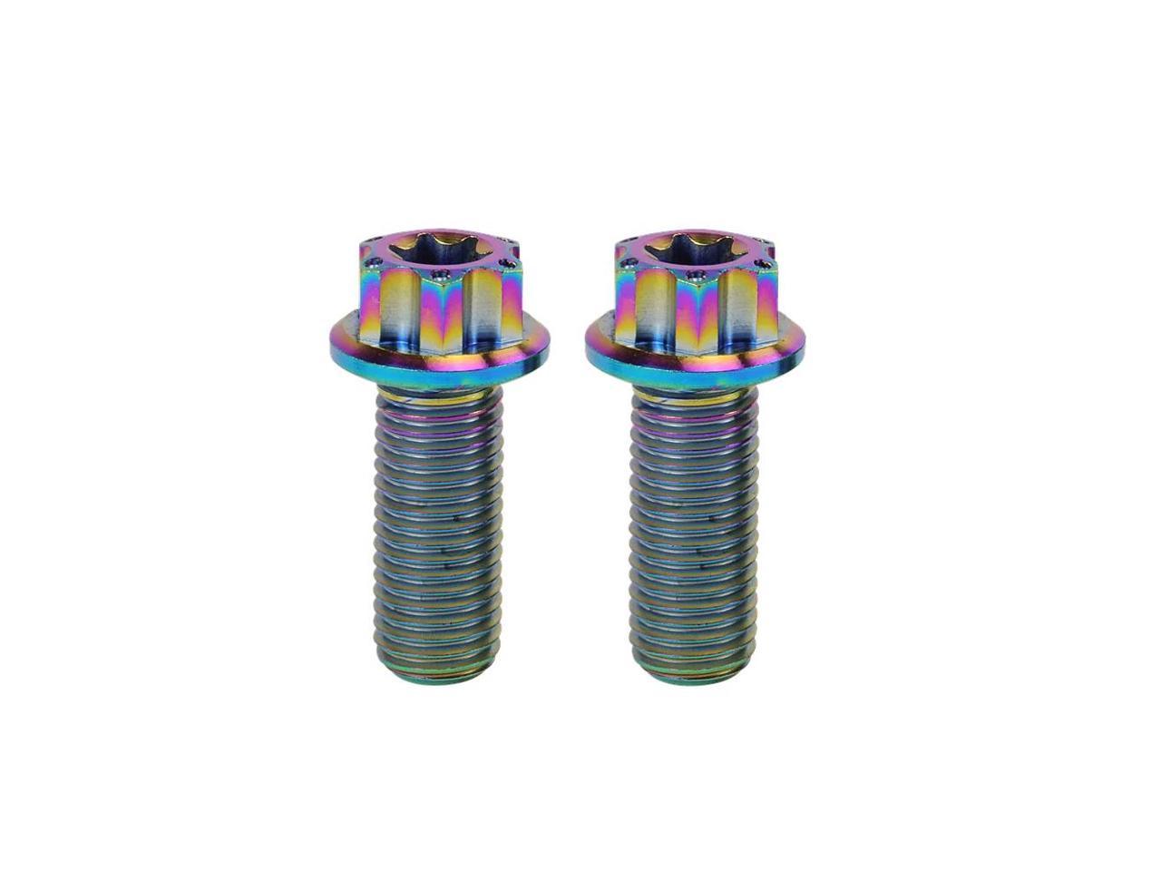 2 pieces motorcycle brake caliper fixing screws titanium material M10*1.25MM*26MM