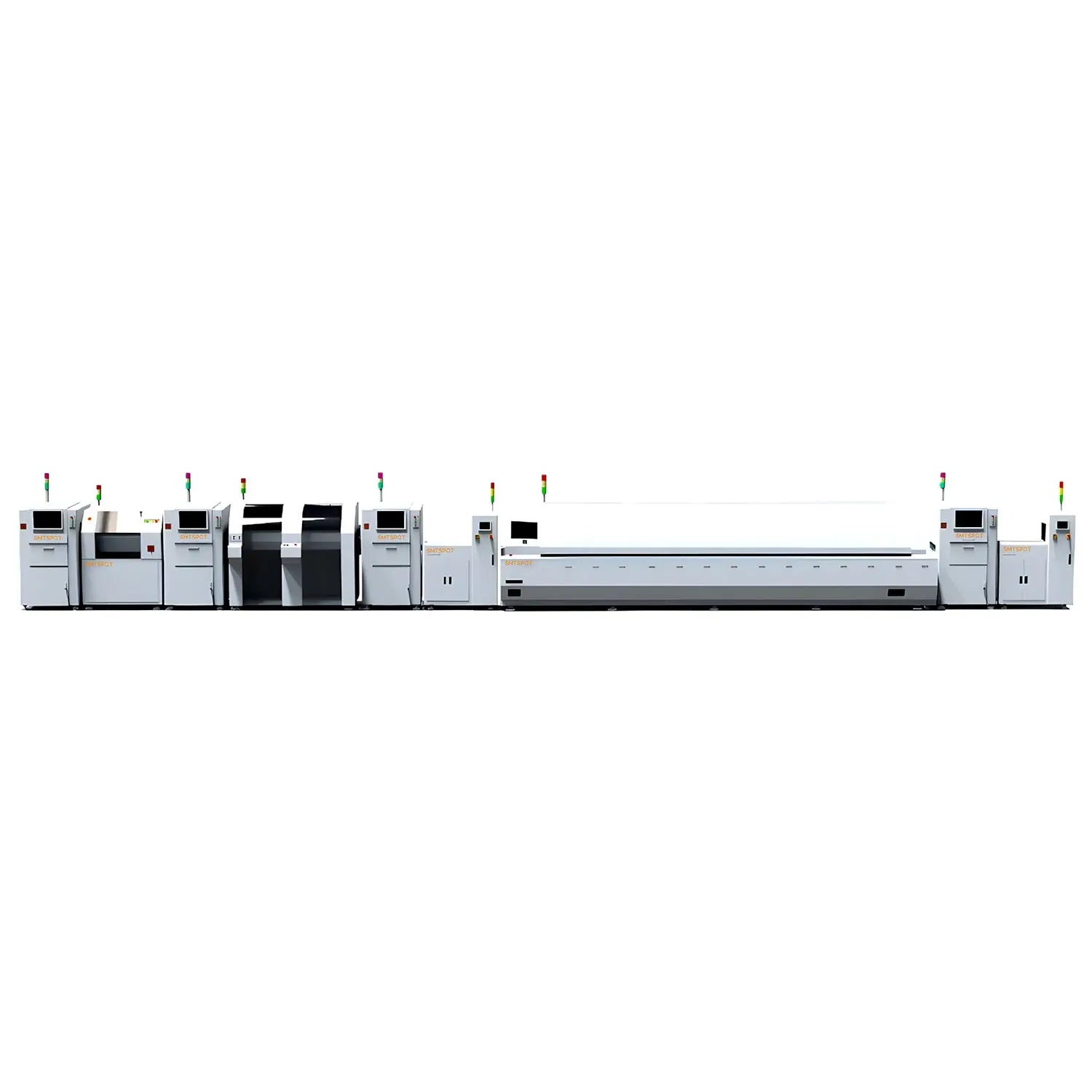 High Precision Mobile SMT Line for Reliable PCB Assembly