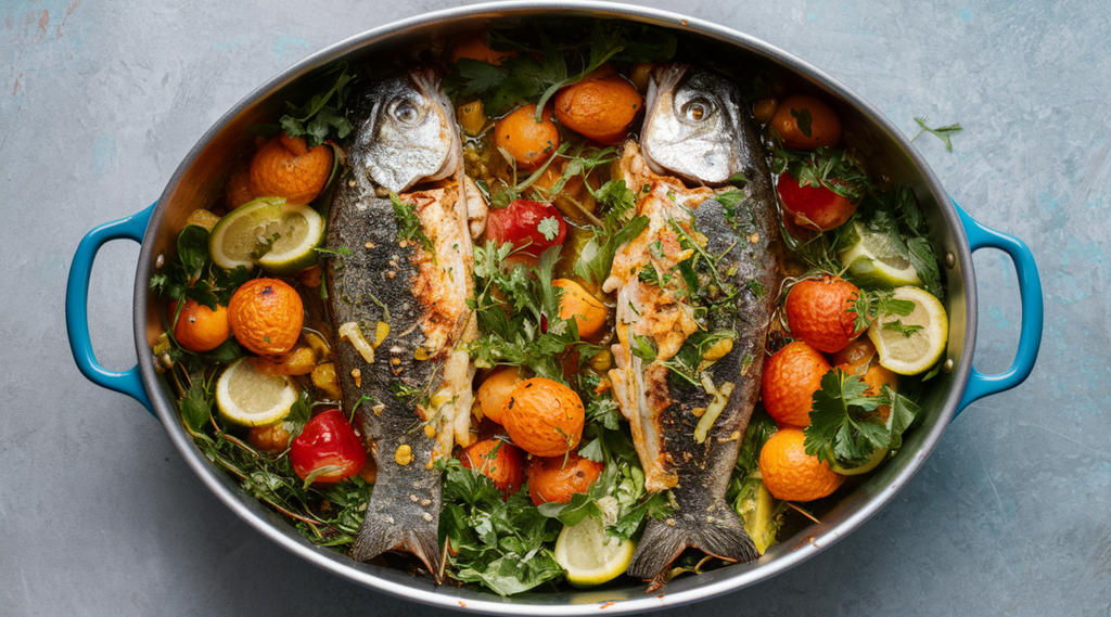 One-Pan Mediterranean Baked Fish