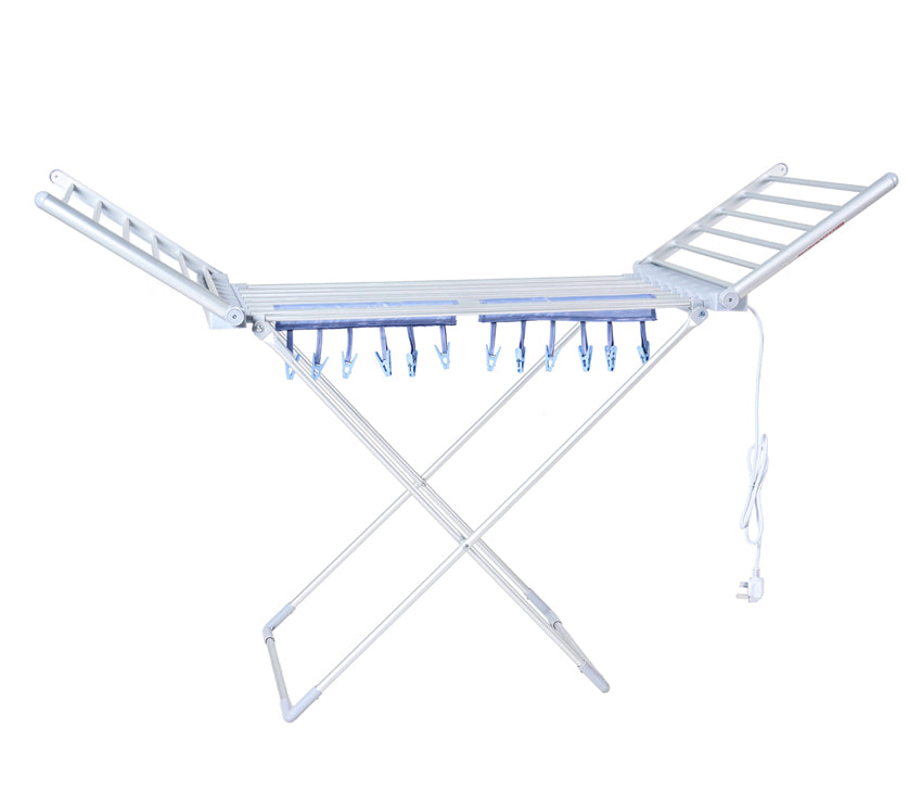 Electric Clothes Dryer With 20 Heated Bars- 230W | 12-Clothes Pegs+ Rack Cover