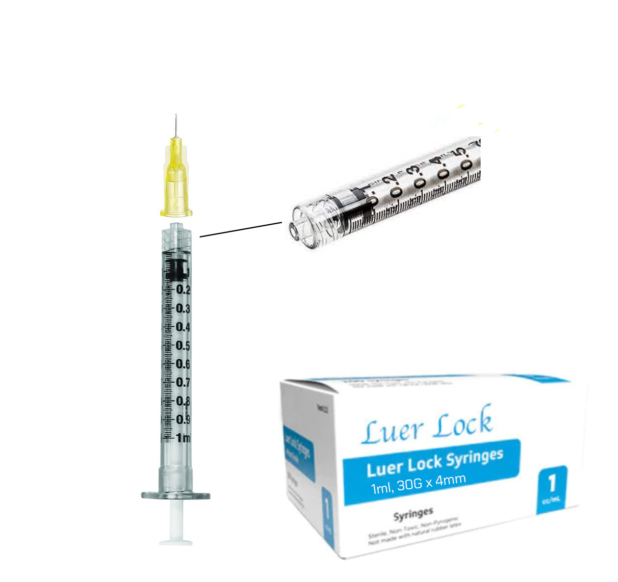 Exel Luer Lock Syringe With Needle - Med-Plus Physician Supplies