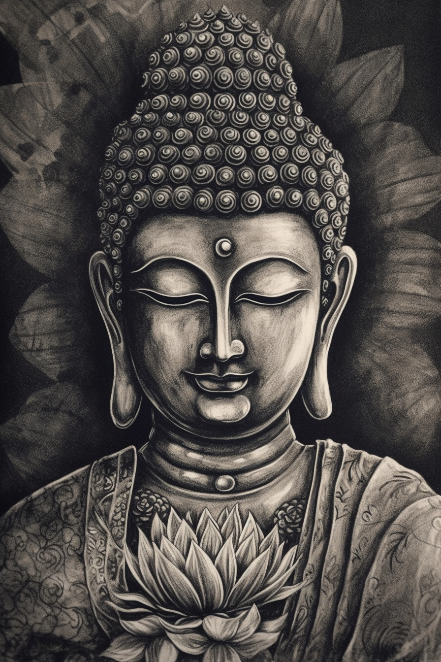 Buddha sketch... By tattoo designs Tattoo Dreams 04 | Pencil sketches easy, Buddha  art drawing, Pencil drawings easy