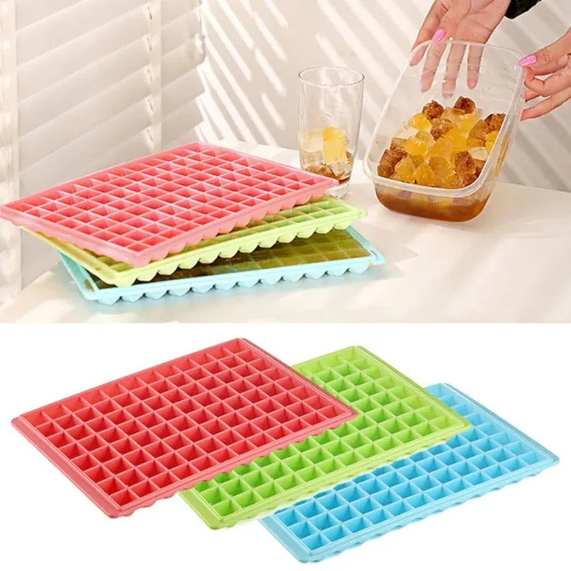 11/96 Grid Big Ice Tray Mold Box Large Food Grade Silicone Ice Cube Square Tray Mold Diy Bar Pub Wine Ice Blocks Maker Model